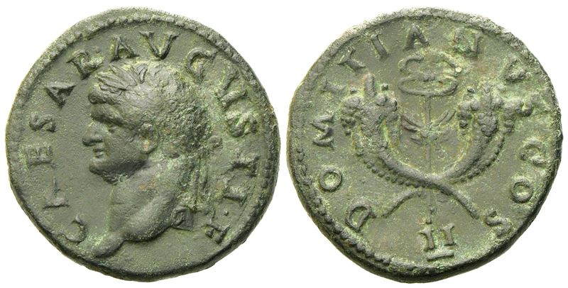 Domitian Caesar, Dupondius For The Syrian Monetary Circulation, Rome, Ad 74; Æ (g 11,66; MM 27)