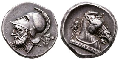 Anonymous, Neapolis, C. 310-300 Bc. Replica Of Ar Didrachm (19mm, 7.14g).