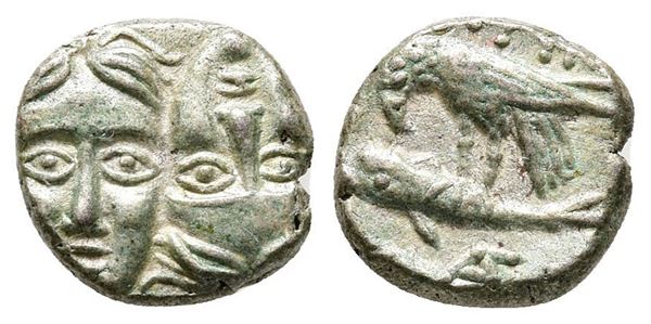 Moesia, Istros, 4th century BC. Replica of AR Diobol (10mm, 1.11g).  - Auction Greek, Roman and Byzantine Coins	 - Bertolami Fine Art - Prague