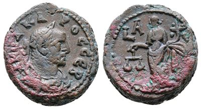 Probus (276-282). Egypt, Alexandria. Bi Tetradrachm (19mm, 7.26g)