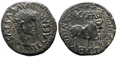 Tiberius (14-37). Spain, Lepida-celsa. Æ