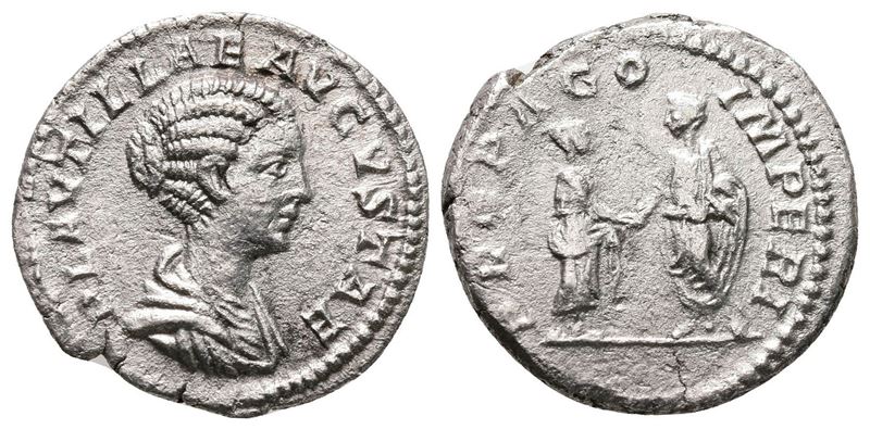 Plautilla (augusta, 202-205). Ar Denarius (18mm, 2.20g).