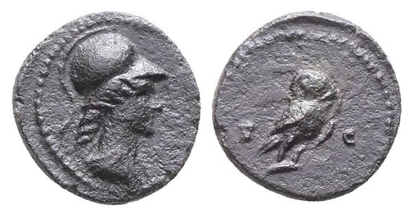 Anonymous, time of Domitian to Antoninus Pius, 81-161. Æ Quadrans (15mm, 2.36g).