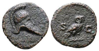 Anonymous, Time Of Domitian To Antoninus Pius. Æ Quadrans (15mm, 2.37g).