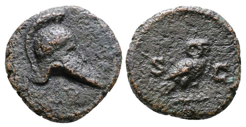 Anonymous, Time Of Domitian To Antoninus Pius. Æ Quadrans (15mm, 2.37g).