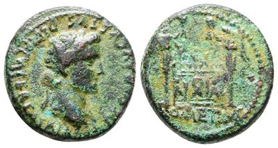 Augustus (27 Bc-14 Ad). Æ Semis (18mm, 4.31g). Lugdunum, 10-14.