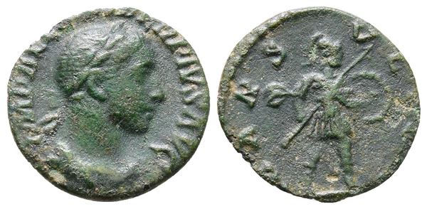 Severus Alexander (222-235). Fourrèe Denarius (17mm, 1.68g).