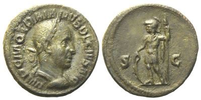 Trajan Decius (249-251), Semis, Rome, Ad 249-251; Æ (g 3,35; MM 18)