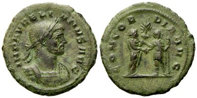 Aurelian (270-275), As, Rome, C. Ad 270-275; Æ (g 8,25; MM 26)