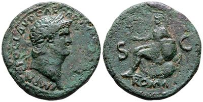 Nero (54-68). Æ Sestertius (34 MM, 23.55 G).