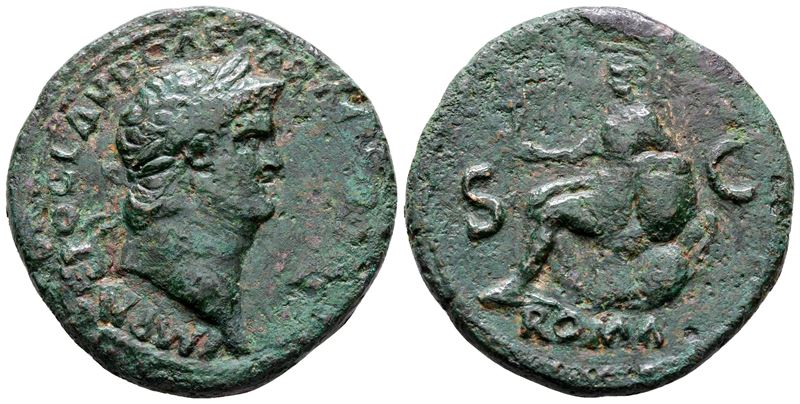 Nero (54-68). Æ Sestertius (34 MM, 23.55 G).