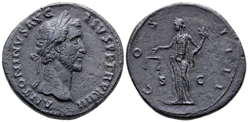 Antoninus Pius (138-161). Æ Sestertius (33 MM, 26.18 G).