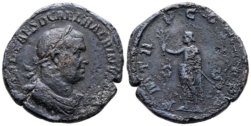 Balbinus (ad 238). Æ Sestertius (32 MM, 17.75 G).