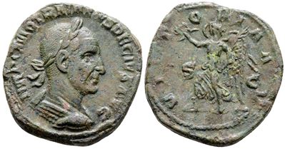 Trajan Decius (249-251). Æ Sestertius (30 MM, 18.18 G).