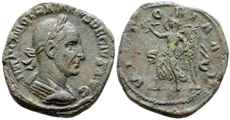 Trajan Decius (249-251). Æ Sestertius (30 MM, 18.18 G).