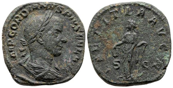 Gordian III (238-244). Æ Sestertius (30 mm, 19.09 g).