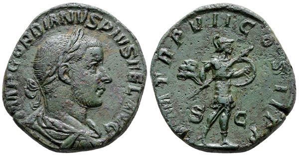 Gordian III (238-244). Æ Sestertius (30 mm, 15.06 g).