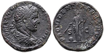 Caracalla (198-217). Æ Sestertius (31 MM, 25.82 G).
