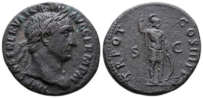 Trajan (98-117). Æ As (28 MM, 10.43 G).