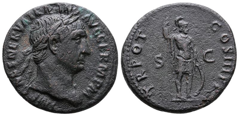 Trajan (98-117). Æ As (28 MM, 10.43 G).