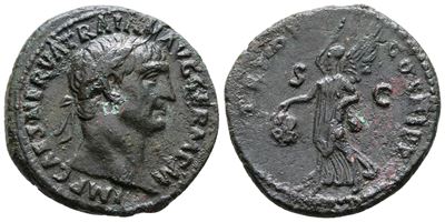 Trajan (98-117). Æ As (29 MM, 10.84 G).