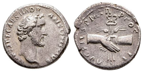 Antoninus Pius (138-161). AR Denarius (18 mm, 2.97 g).
