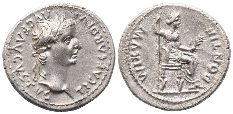 Tiberius (14-37), Denarius, Lugdunum, AD 36-37; AR (g 3,67; mm 19,2)