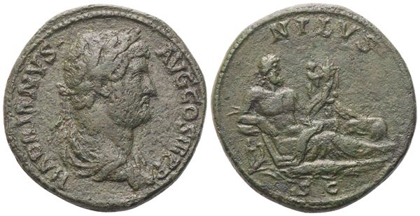 Hadrian (117-138), Sestertius, Rome, 130-133; Æ (23,29 g; 31,8 mm; 12 h)