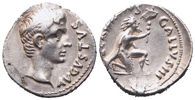 Augustus (27 Bc-14 Ad), Denarius, Rome, 12 Bc; Ar (3,81 G; 19 MM; 6 H)