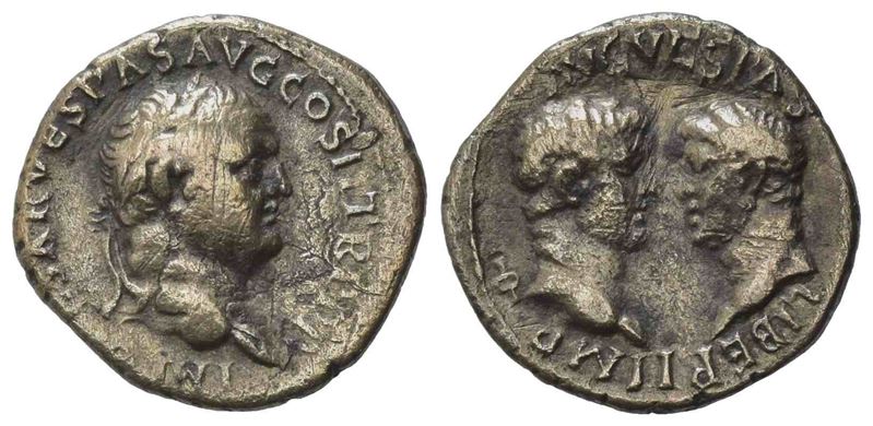 Vespasian With Titus And Domitian As Caesares (69-79), Denarius, Ephesus, Ad 70; Ar (2,20 G; 17,5...