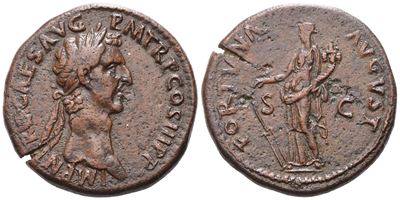 Nerva (96-98), Sestertius, Rome, 97; Æ (25,46 G; 33,2 MM; 6 H)