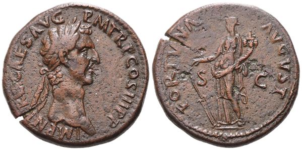 Nerva (96-98), Sestertius, Rome, 97; Æ (25,46 g; 33,2 mm; 6 h)