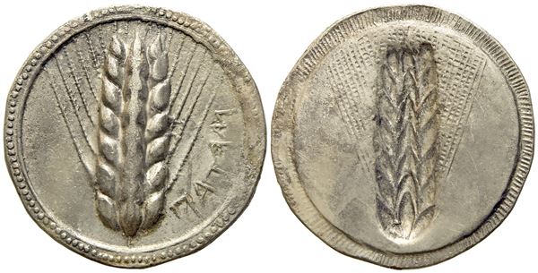 Lucania, Metapontion (c. 515-510 BC), Nomos; AR (7,94 g; 27 mm)