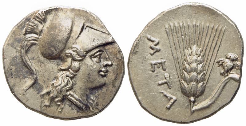 Lucania, Metapontion, Punic Occupation (C. 215-207 Bc), Half Shekel; Ar (g 3,55; MM 18,3)