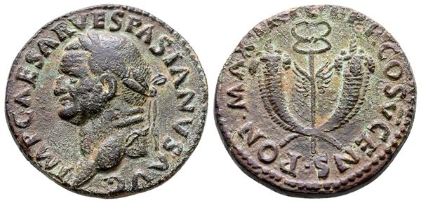 Vespasian (69-79). Æ Dupondius (26 mm, 10.98 g).