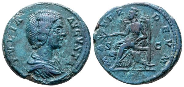 Julia Domna (Augusta, 193-217). Æ As (26 mm, 10.29 g).  - Auction Greek, Roman and Byzantine Coins	 - Bertolami Fine Art - Prague