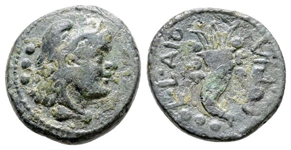 Southern Lucania, Copia (Thourioi), c. 193-89 BC. Æ Quadrans (15 mm, 2.35 g).