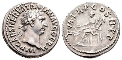 Trajan (98-117). Ar Denarius (20 MM, 3.25 G).
