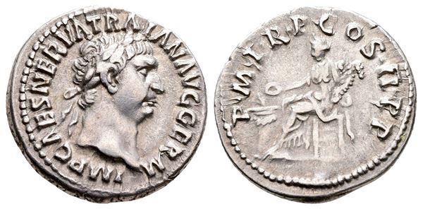 Trajan (98-117). AR Denarius (20 mm, 3.25 g).