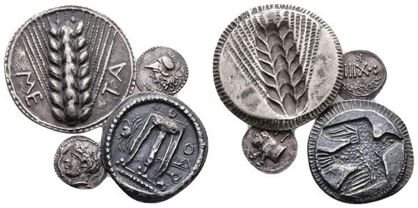 Lot of 4 Replicas of Greek coins. Modern replica for study, lot sold as is, no return  - Auction Greek, Roman, Byzantine Coins - Bertolami Fine Art - Prague