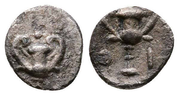 Southern Apulia, Tarentum, c. 280-228 BC. AR Obol (8mm, 0.43g).