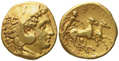Calabria, Tarentum (C. 276-272 Bc), Stater; Av (8,57 G; 17,6 MM)