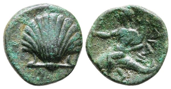 Southern Apulia, Tarentum, c. 275-200 BC. Æ (14mm, 1.94g).