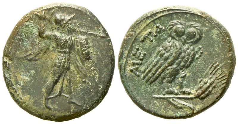 Lucania, Metapontion (C. 250-207 Bc), Æ (2,98 G; 15 MM)