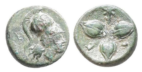 Southern Lucania, Metapontion, c. 300-250 BC. Æ (13mm, 1.92g).