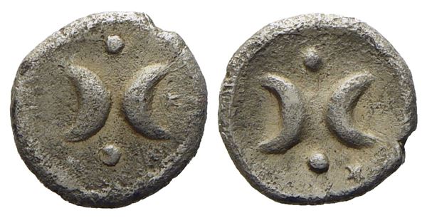 Calabria, Tarentum (c. 325-280 BC), Hemiobol; AR (0,28 g; 7 mm)