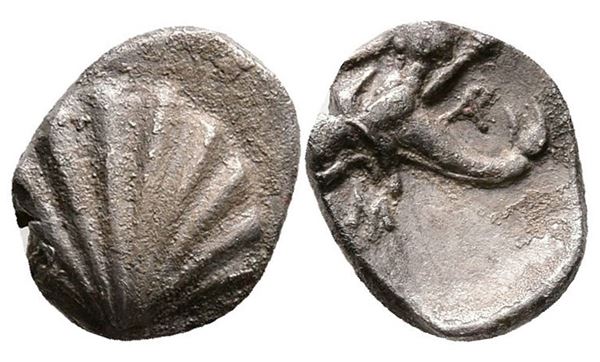 Southern Apulia, Tarentum, c. 280-228 BC. AR Litra (9mm, 0.61g).