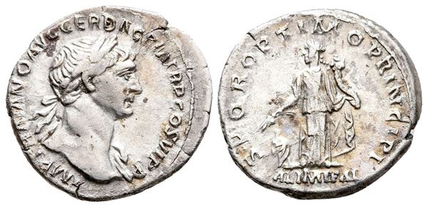 Trajan (98-117). AR Denarius (20 mm, 3.29 g).