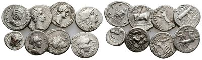 Lot Of 8 Ar Roman Coins. Lot Sold As Is, No Return