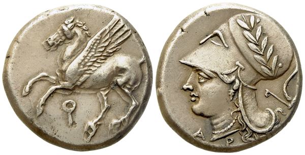 Corinthia, Corinth (c. 345-307 BC), Stater; AR (g 8,63; mm 19,6)